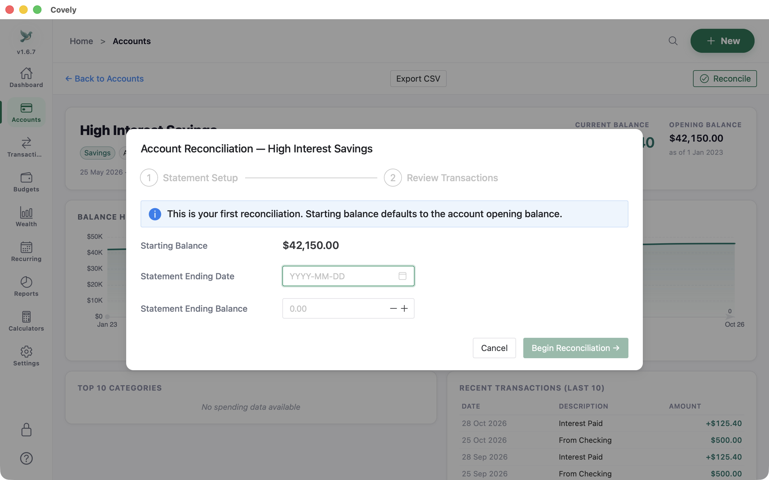 Account Reconciliation